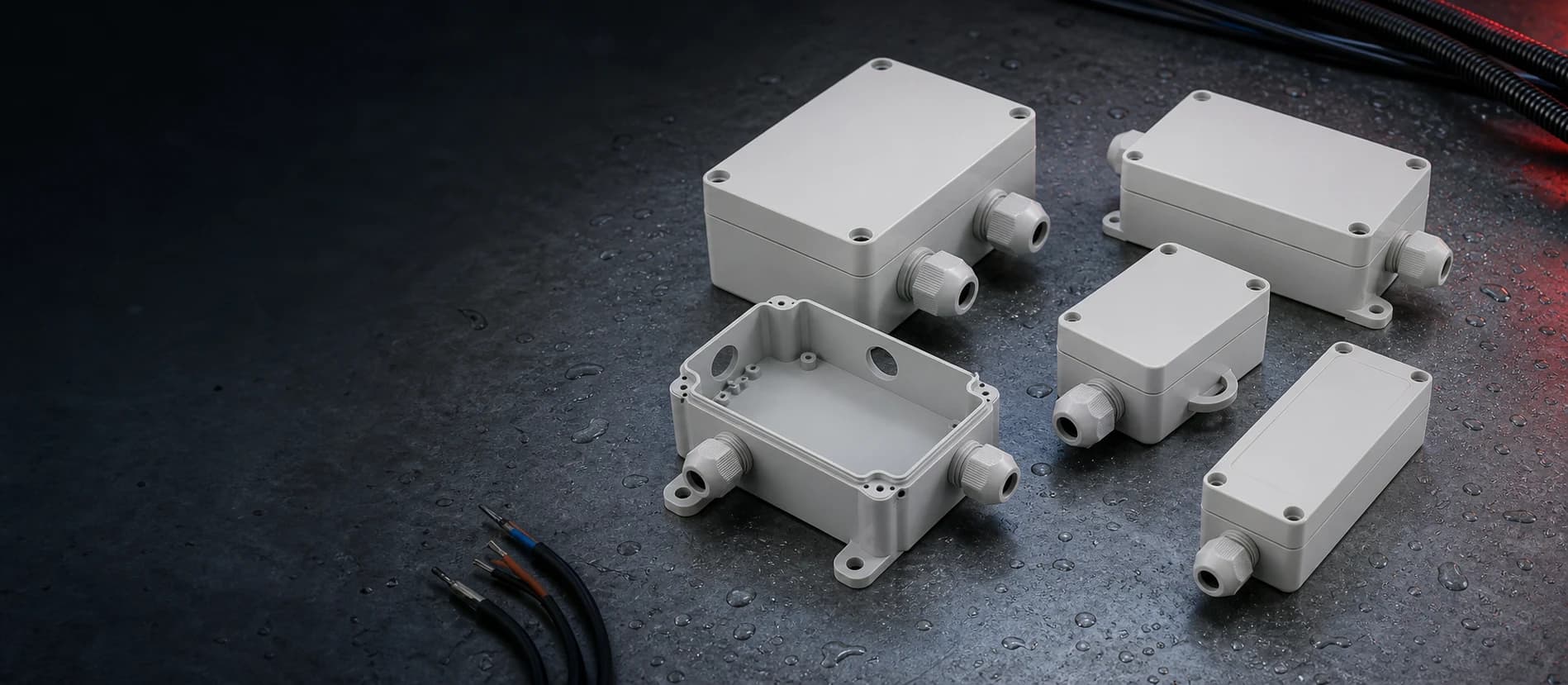 TB series junction boxes with terminal blocks and cable glands