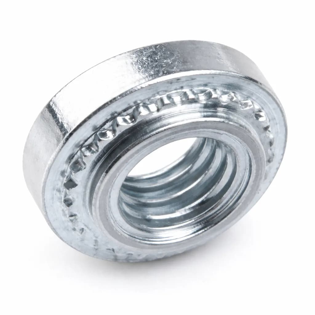 Self-clinching nut close-up